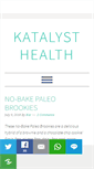 Mobile Screenshot of katalysthealthblog.com