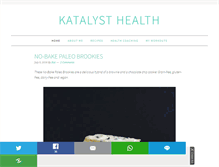 Tablet Screenshot of katalysthealthblog.com